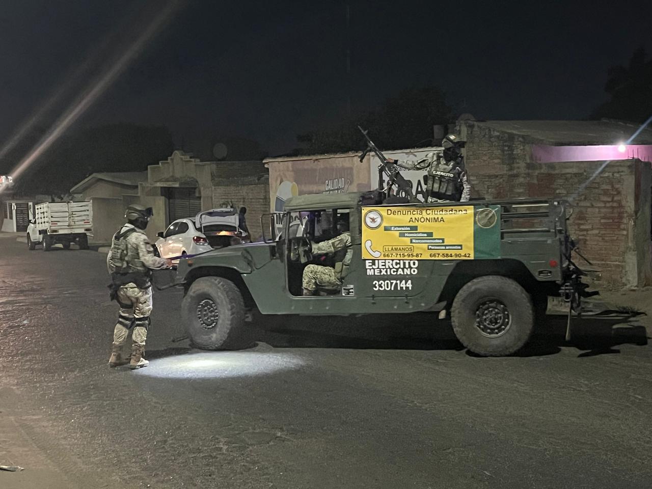 $!Reportan disparos durante velorio en el sector El Palmito, en Culiacán; militares montan operativo