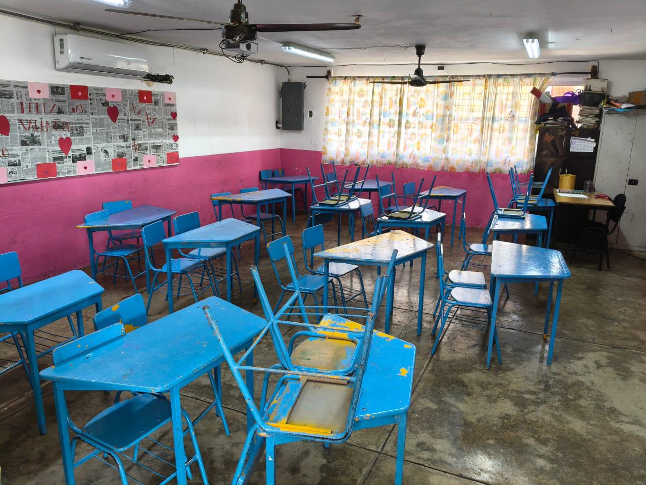 $!En Rosario, se registran aulas vacías tras ola de inseguridad