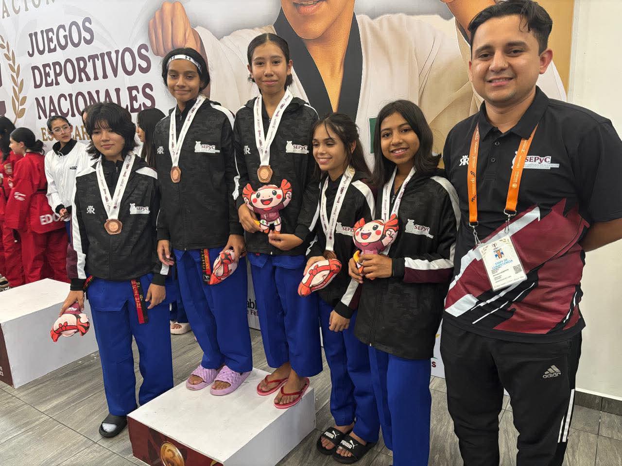$!Destacan mazatlecos con tres medallas en los Juegos Escolares Nacionales