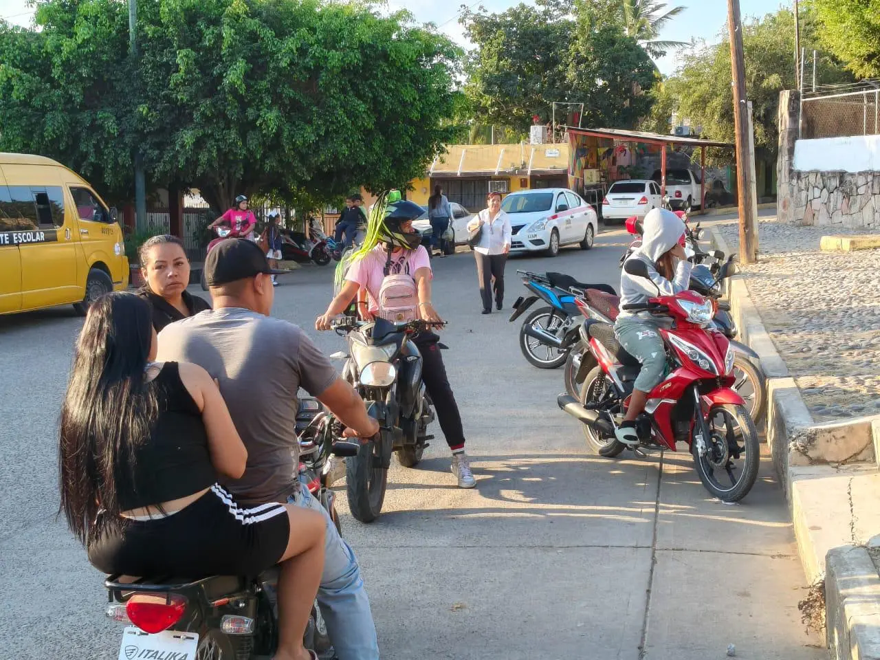 $!Reportan en Rosario 80% de asistencia en regreso a clases