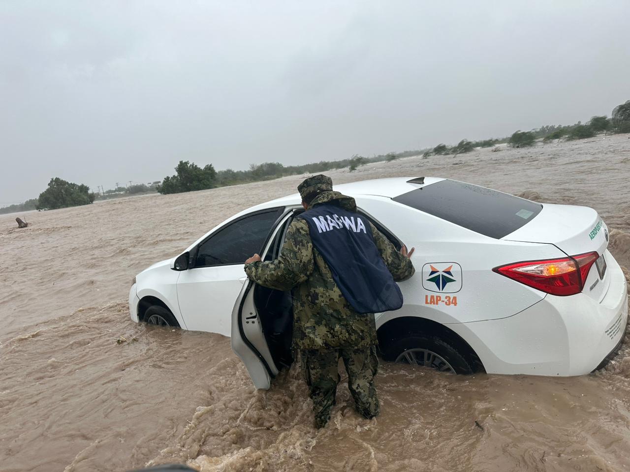 $!Implementan Plan Marina de apoyo a BCS, Sinaloa y Sonora, ante los efectos de ‘Norma’