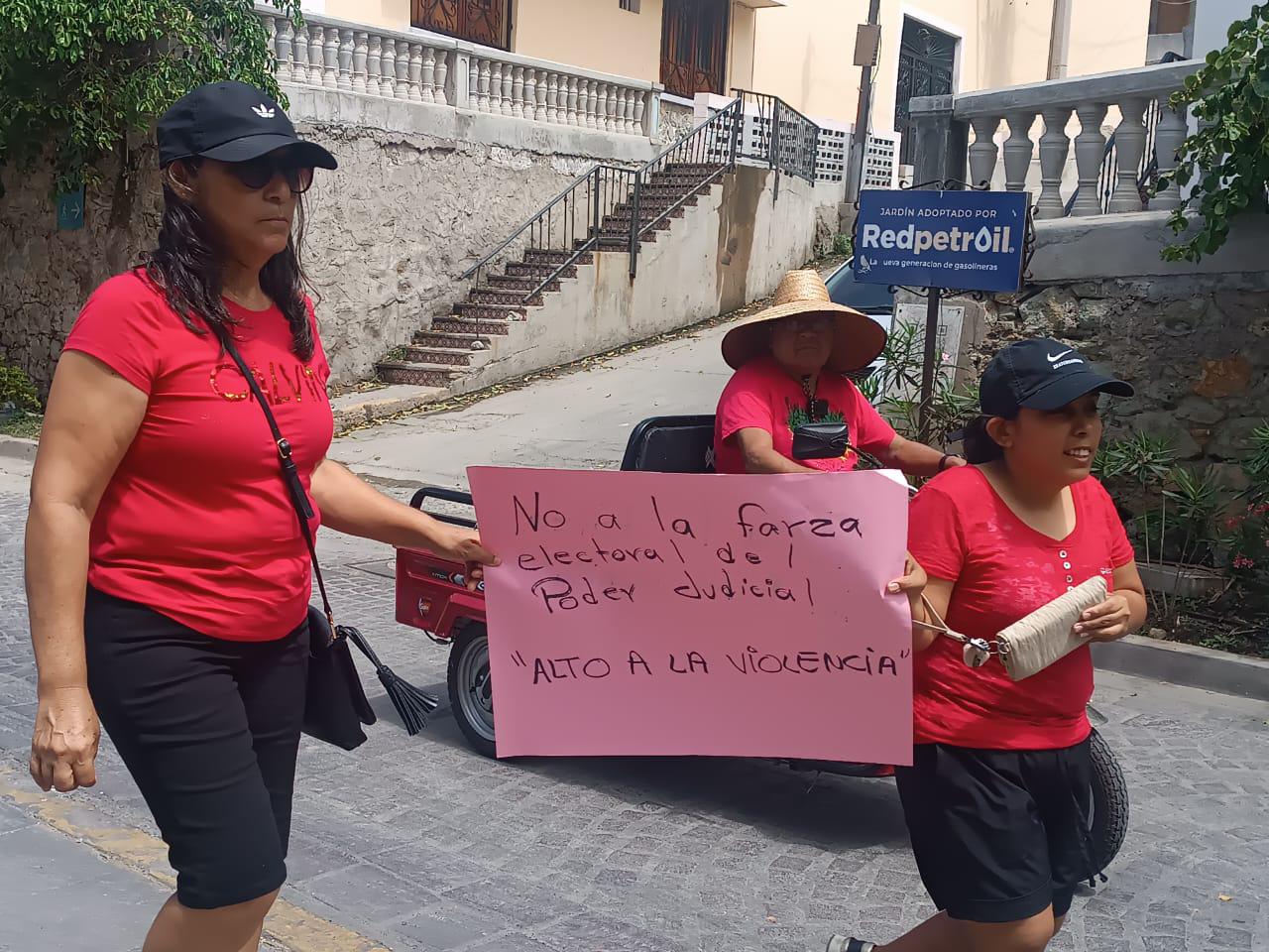 $!Celebran la ‘Marcha por la Paz’ en Mazatlán, en medio de la elección del Poder Judicial