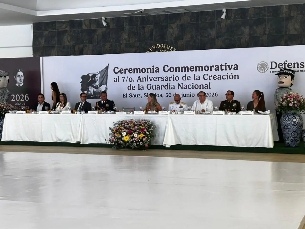 $!Conmemoran en El Sauz el séptimo aniversario de la Guardia Nacional