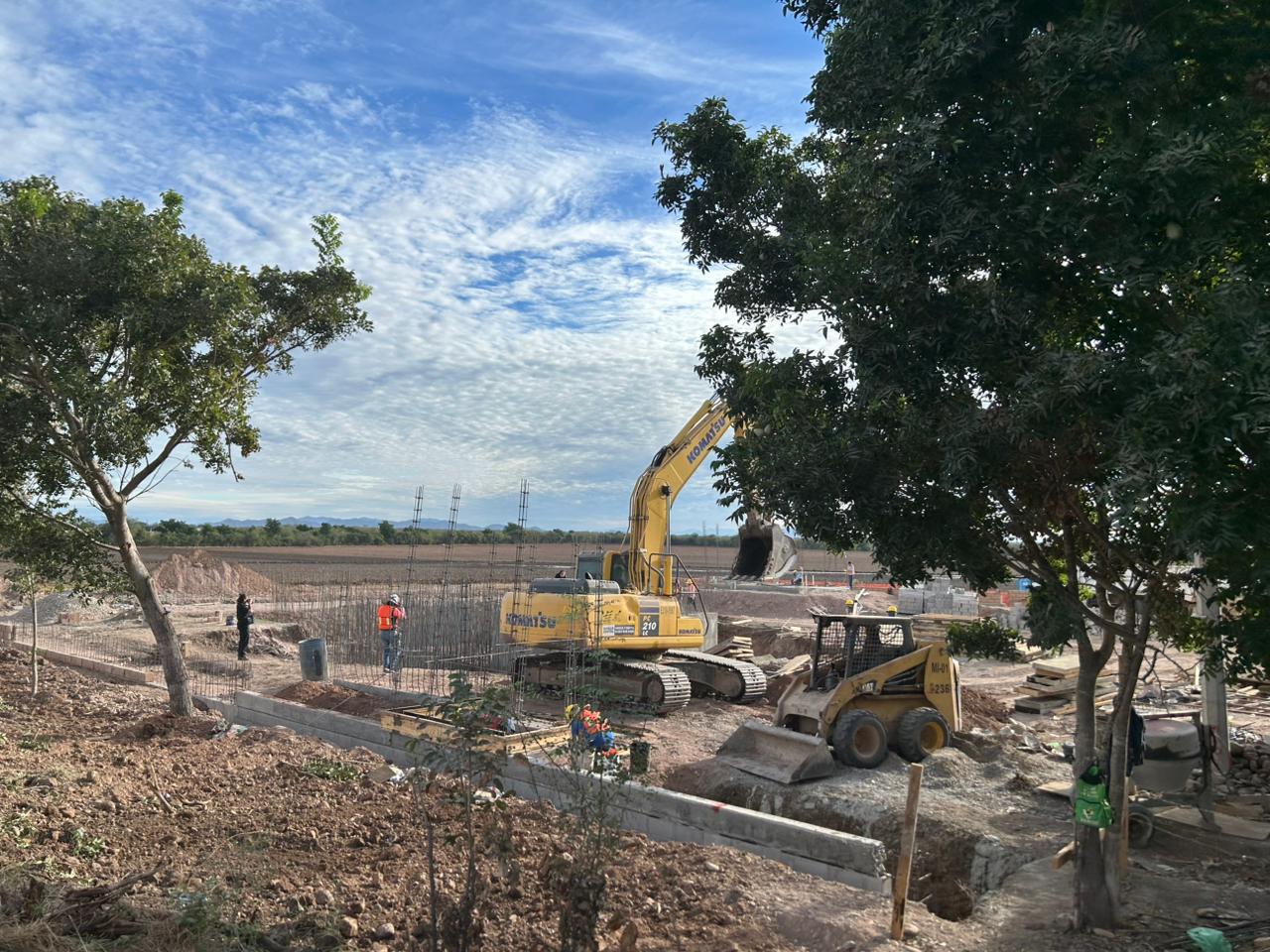 $!Regresa Alcalde de Culiacán a El Salado, ahora para supervisar avance de planta potabilizadora