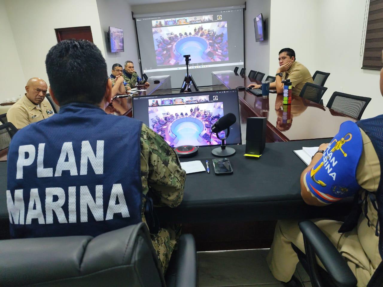 $!Cuarta Región Naval activa el Plan Marina en su Fase de Prevención ante la amenaza del huracán Simon en Sinaloa