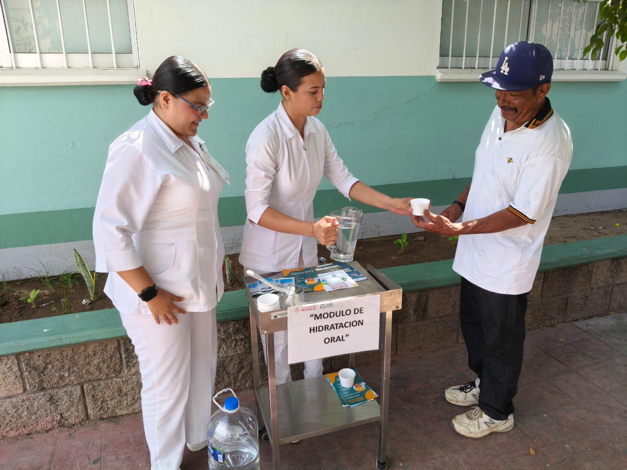 $!Centro de Salud en El Rosario pone en marcha un punto de hidratación ante altas temperaturas