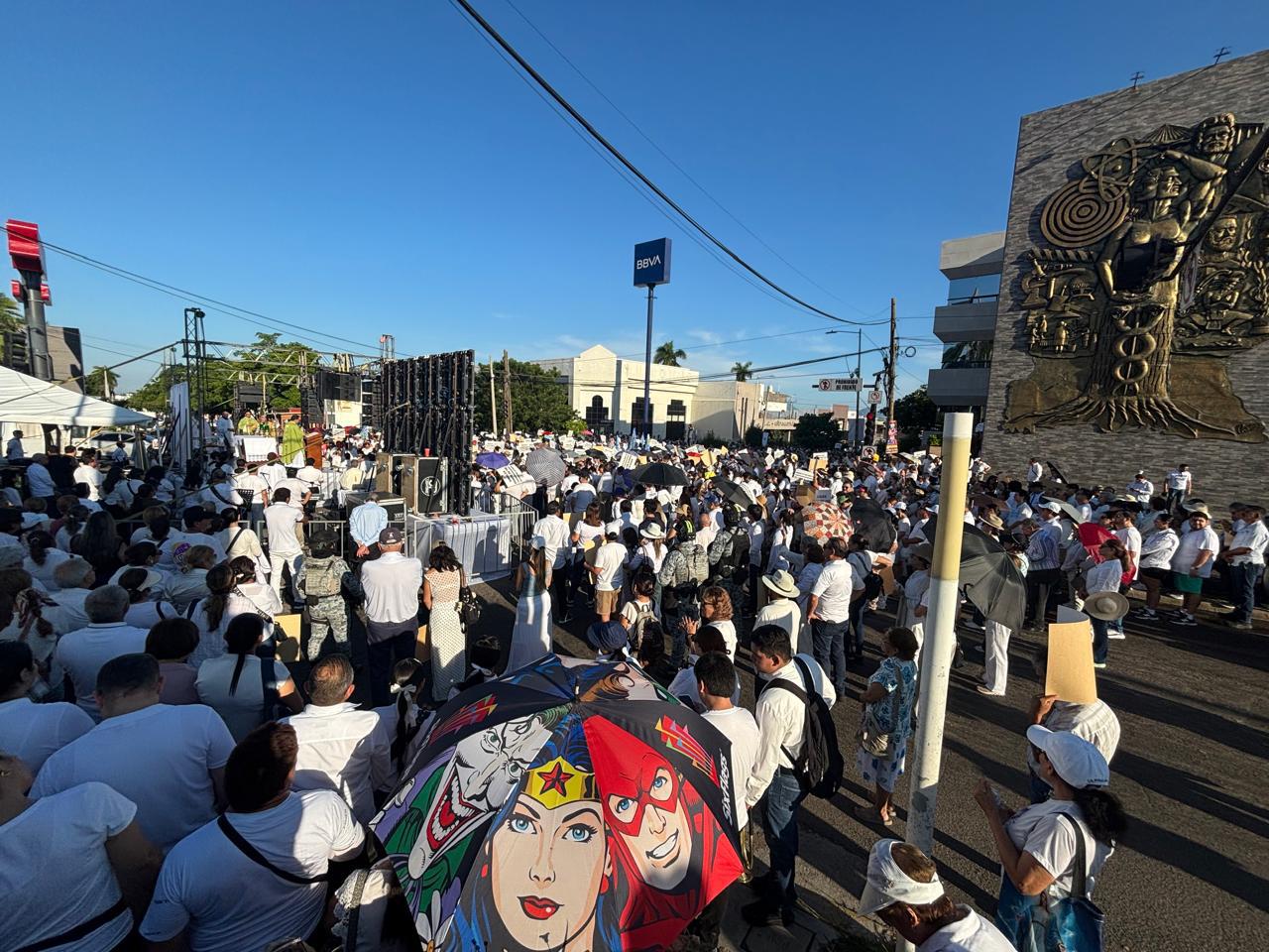 $!Miles marchan por la paz en Culiacán a dos años de la crisis de seguridad