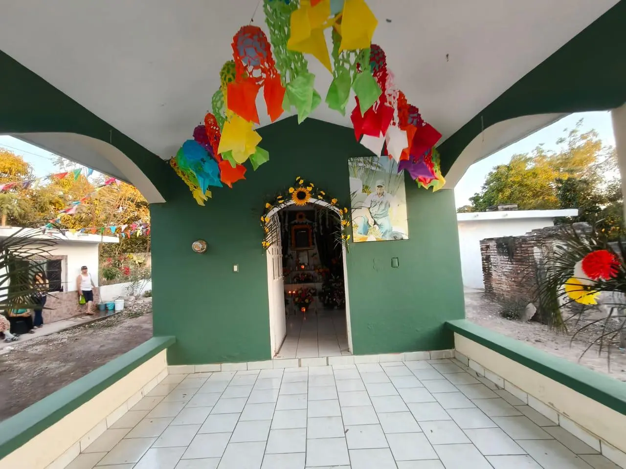 $!Más de un siglo lleva un barrio de Agua Verde mostrando su devoción