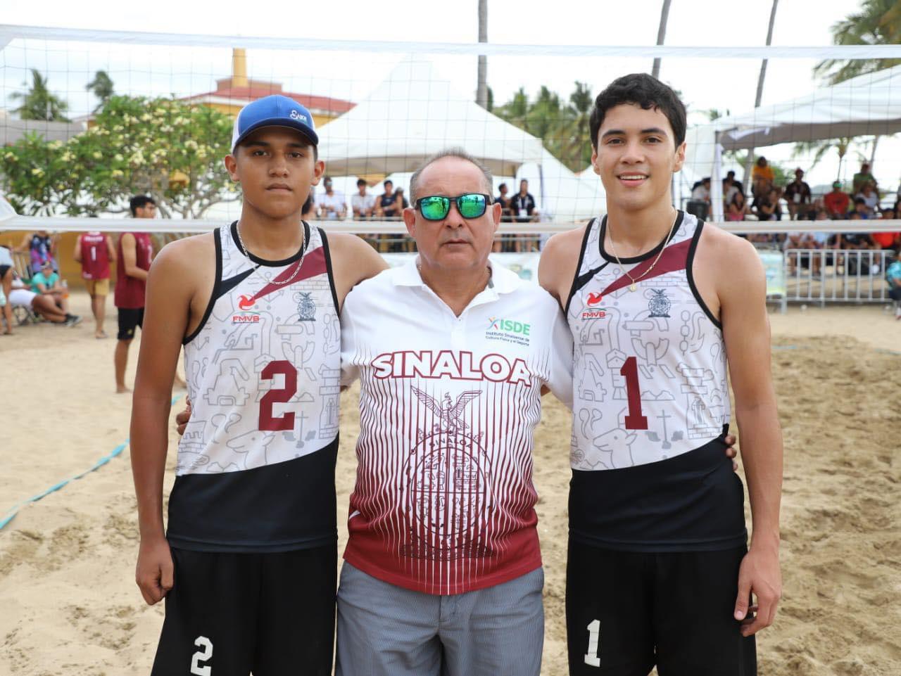 $!Sinaloa va por tres medallas de oro en los Nacionales 2023 del voleibol de playa