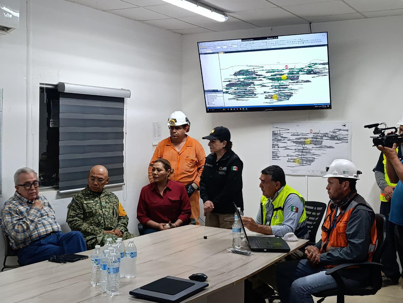 $!Promete PC Nacional ‘todos los recursos’ para rescate de mineros en Rosario