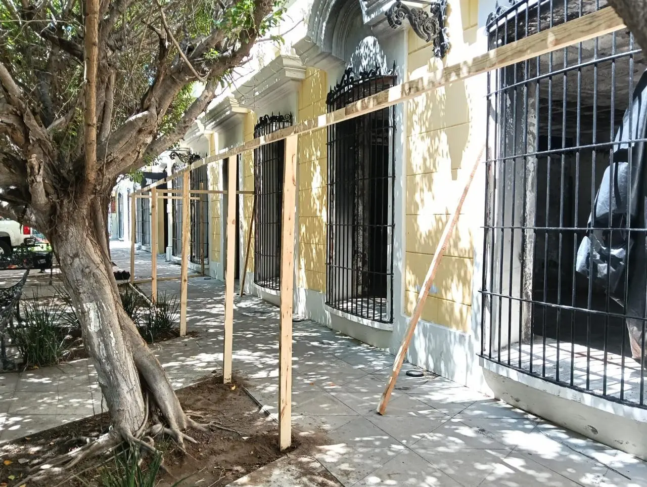 $!Avanza rehabilitación de museo de arte en Mazatlán tras incendio de 2024