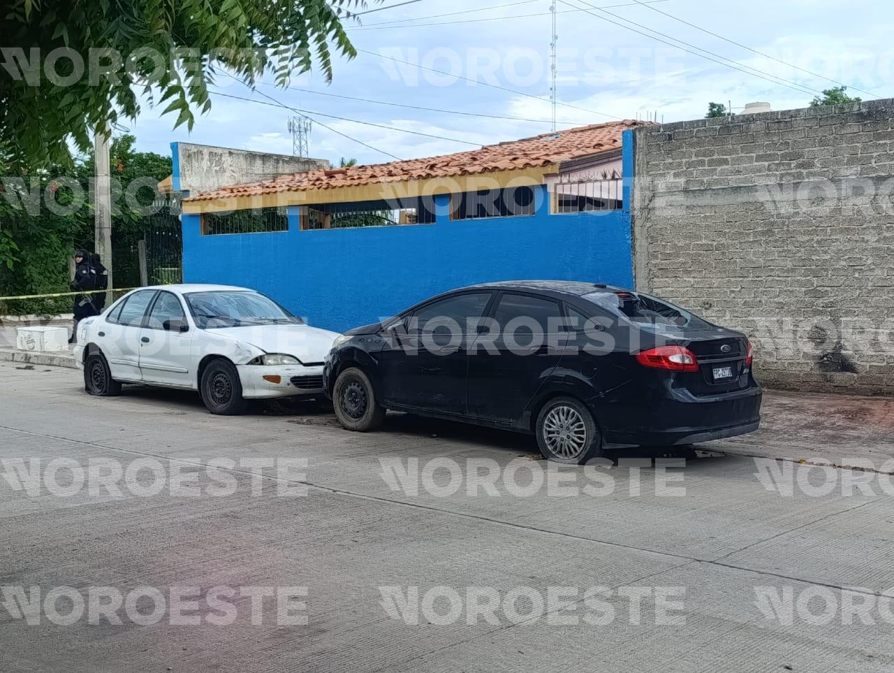 $!Matan a un hombre a balazos cerca de escuela primaria en Escuinapa