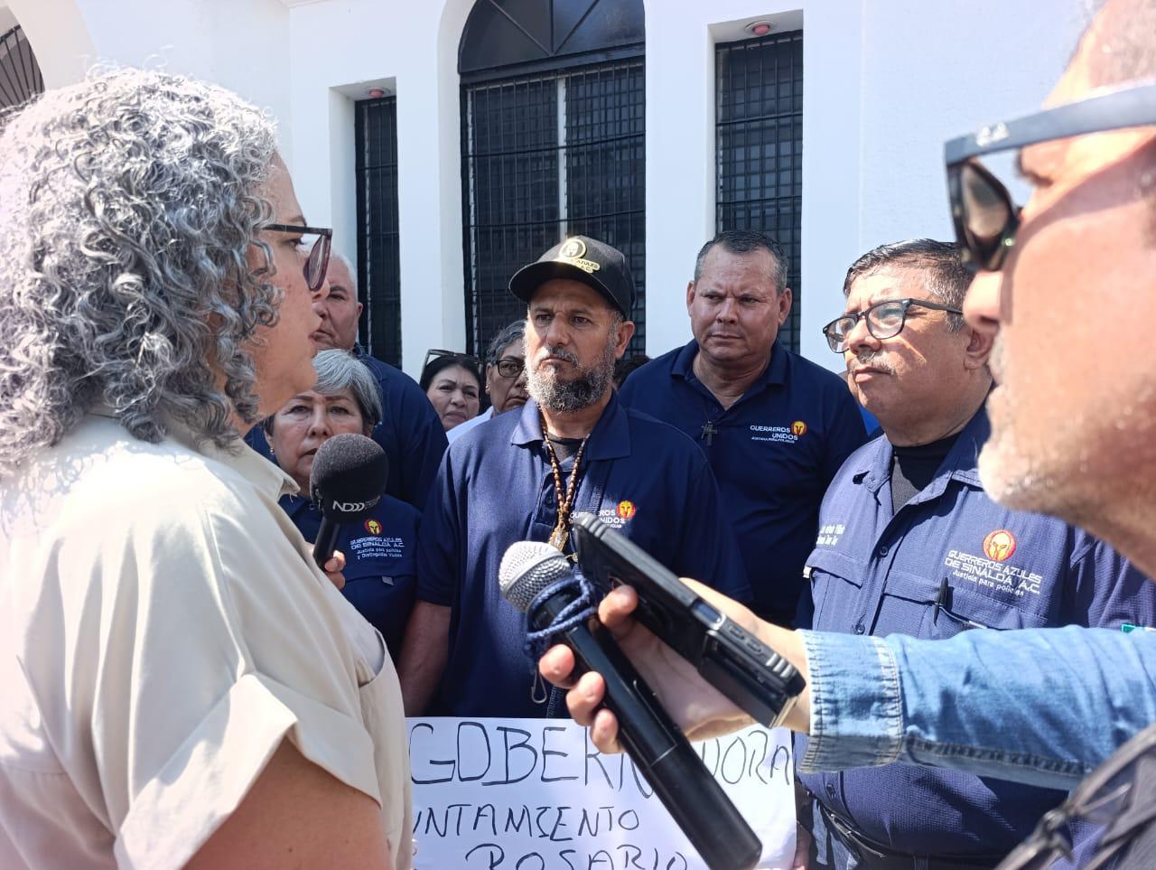 $!Graciela Domínguez atiende reclamos de trabajadores del IMSS Bienestar durante su gira por Escuinapa