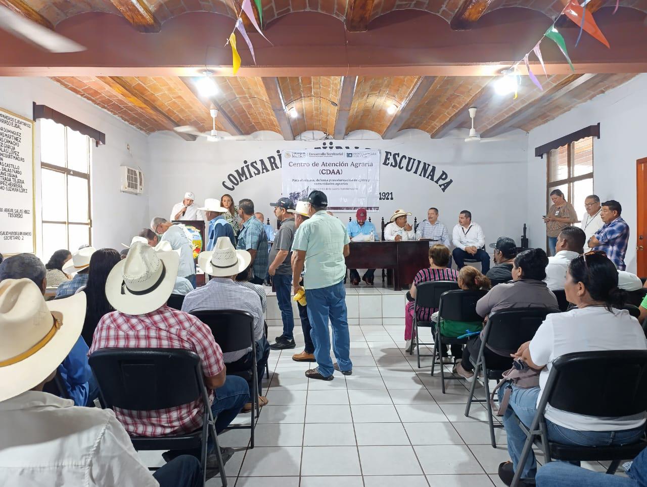 $!Inaugura Procuraduría Agraria en Escuinapa Centro de Atención Agraria