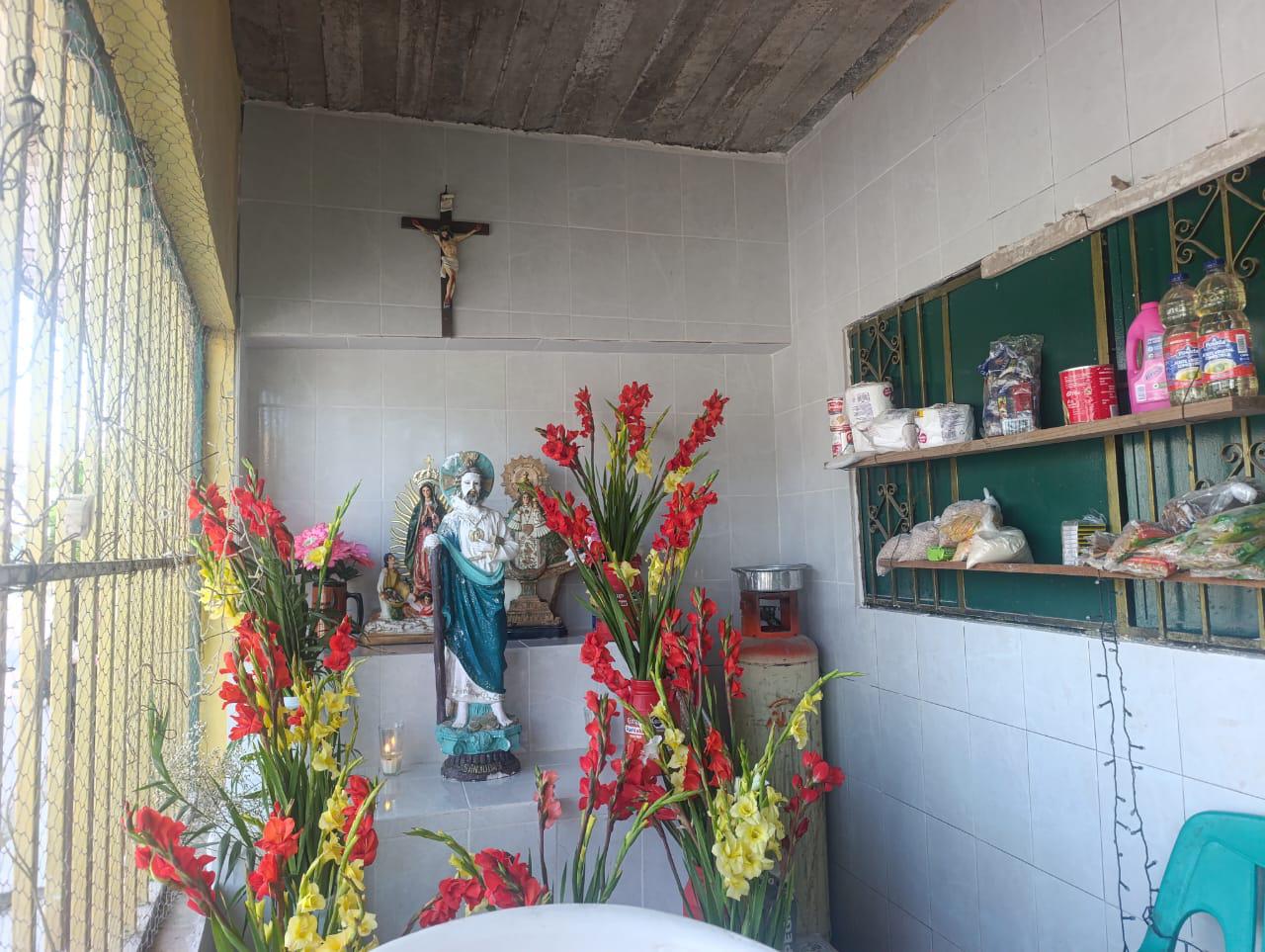 $!Celebran a San Judas Tadeo en calles y hogares de Escuinapa