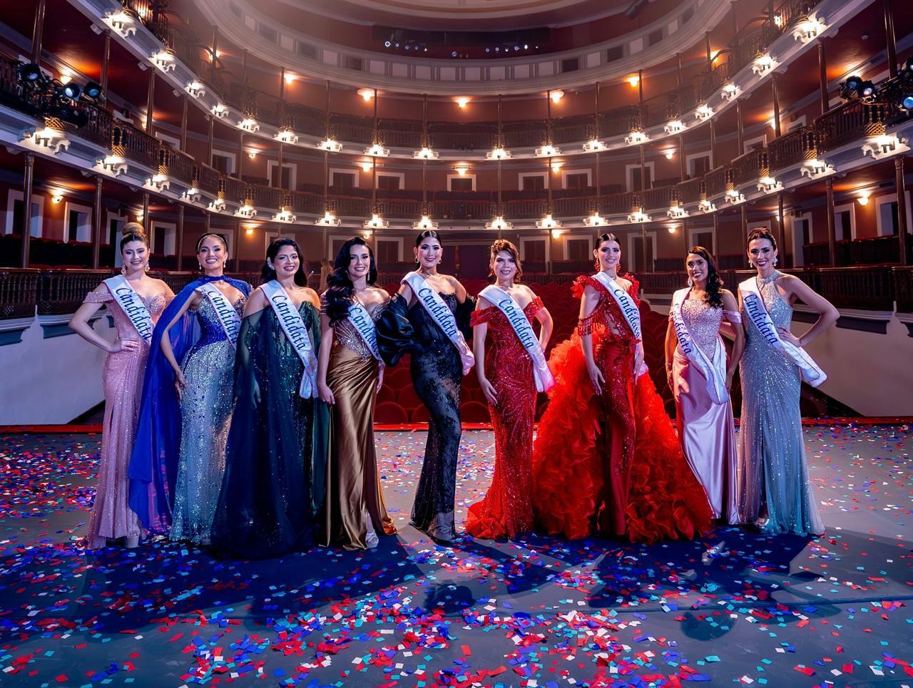 $!Dayra Ontiveros, Samantha Bastidas, Ángela Escalera, Lidia Calderón, Kassandra García, Sheyla Trapera, América Velarde, Brigette Ambriz y Emilia Núñez con las candidatas a Reina del Carnaval 2027..