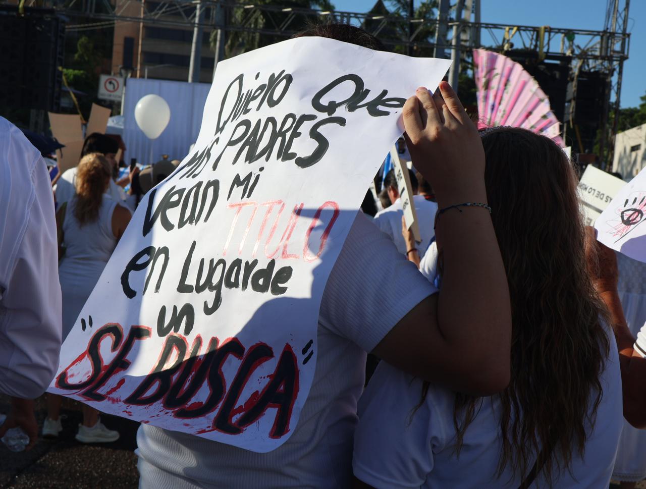 $!Miles marchan por la paz en Culiacán a dos años de la crisis de seguridad