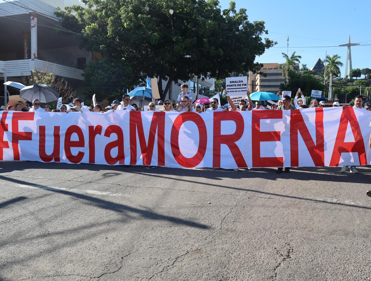 $!Miles marchan por la paz en Culiacán a dos años de la crisis de seguridad