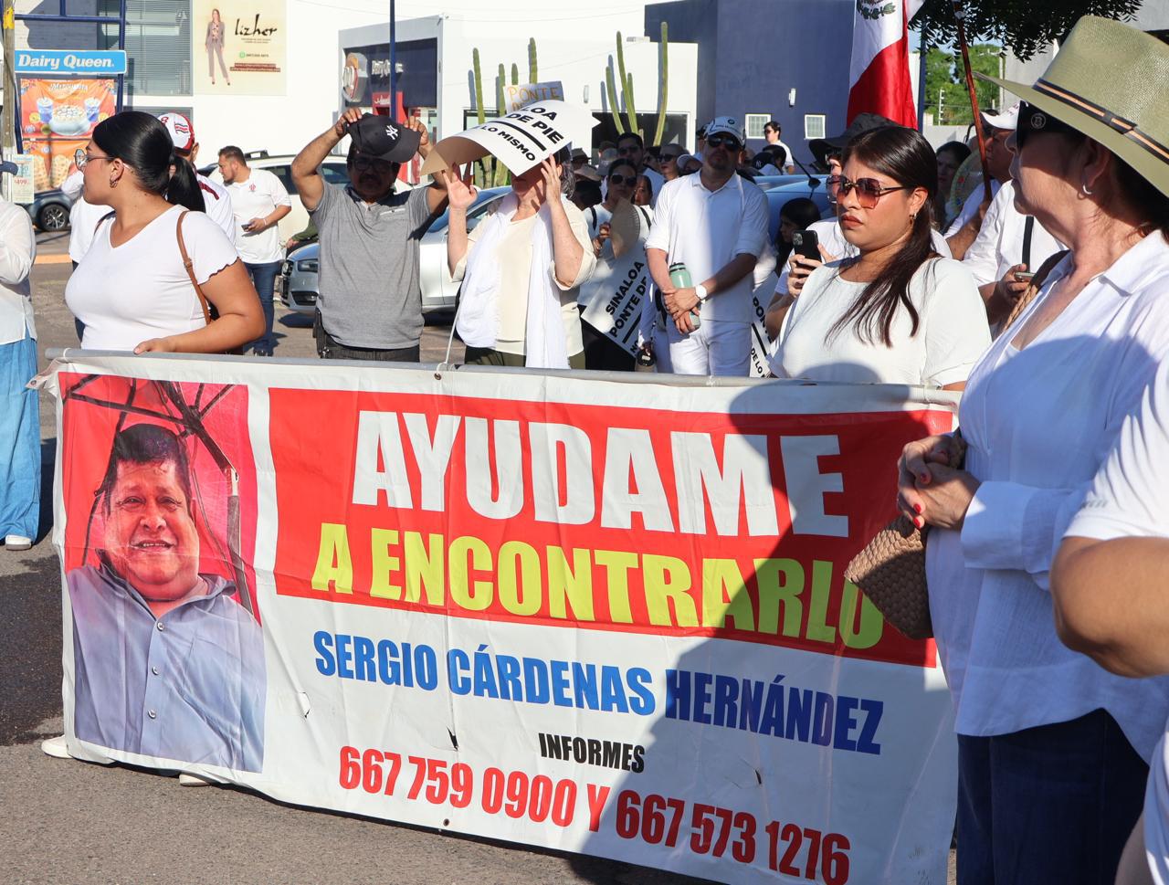 $!Miles marchan por la paz en Culiacán a dos años de la crisis de seguridad