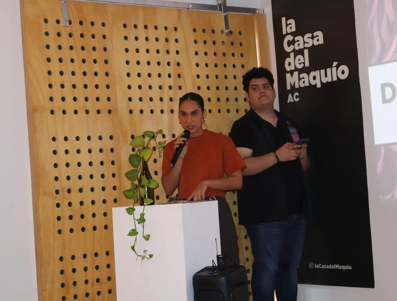 $!Andrea Vega y Arturo García Arroyo.