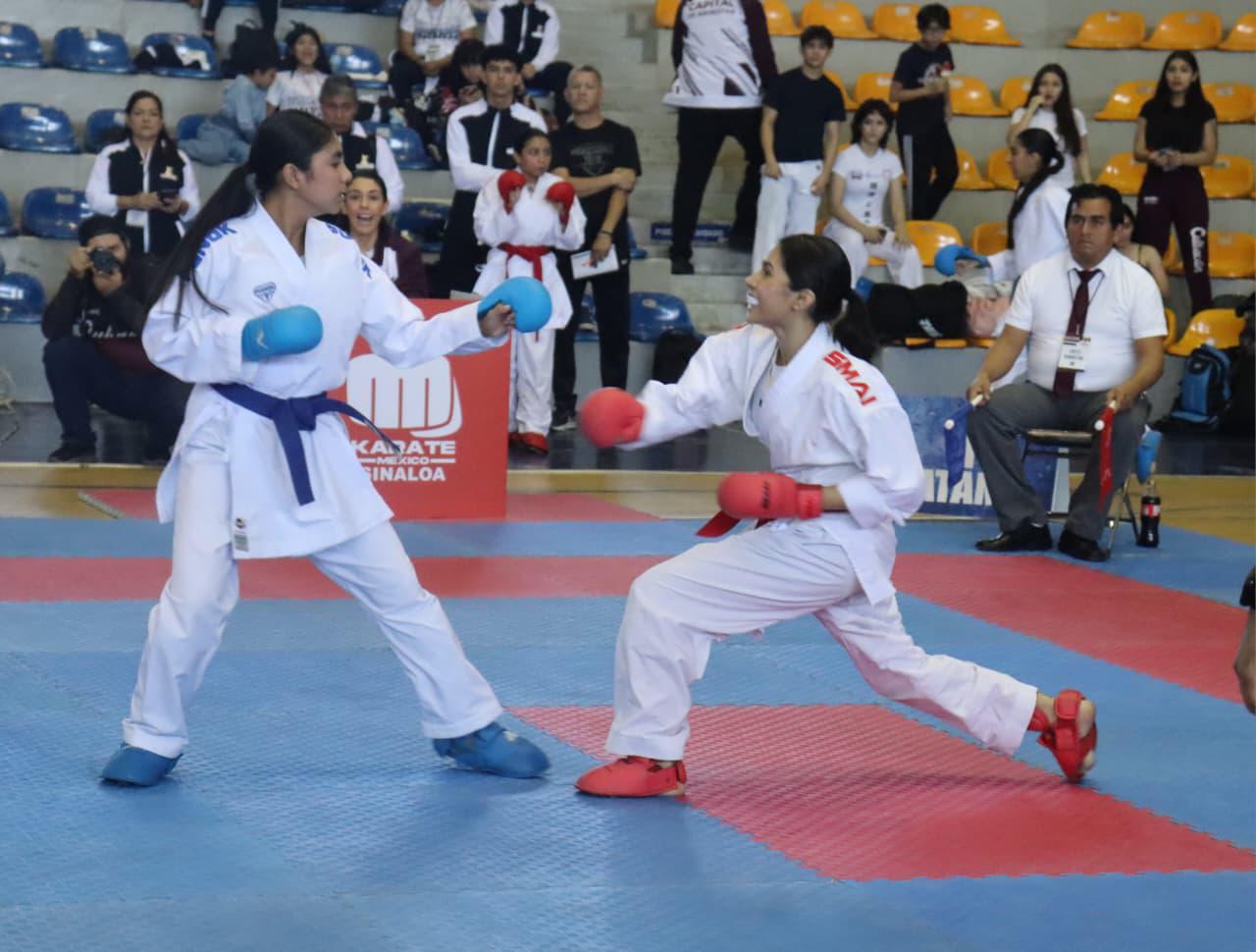 $!Oro y gloria para Mazatlán en el karate de la Olimpiada Estatal