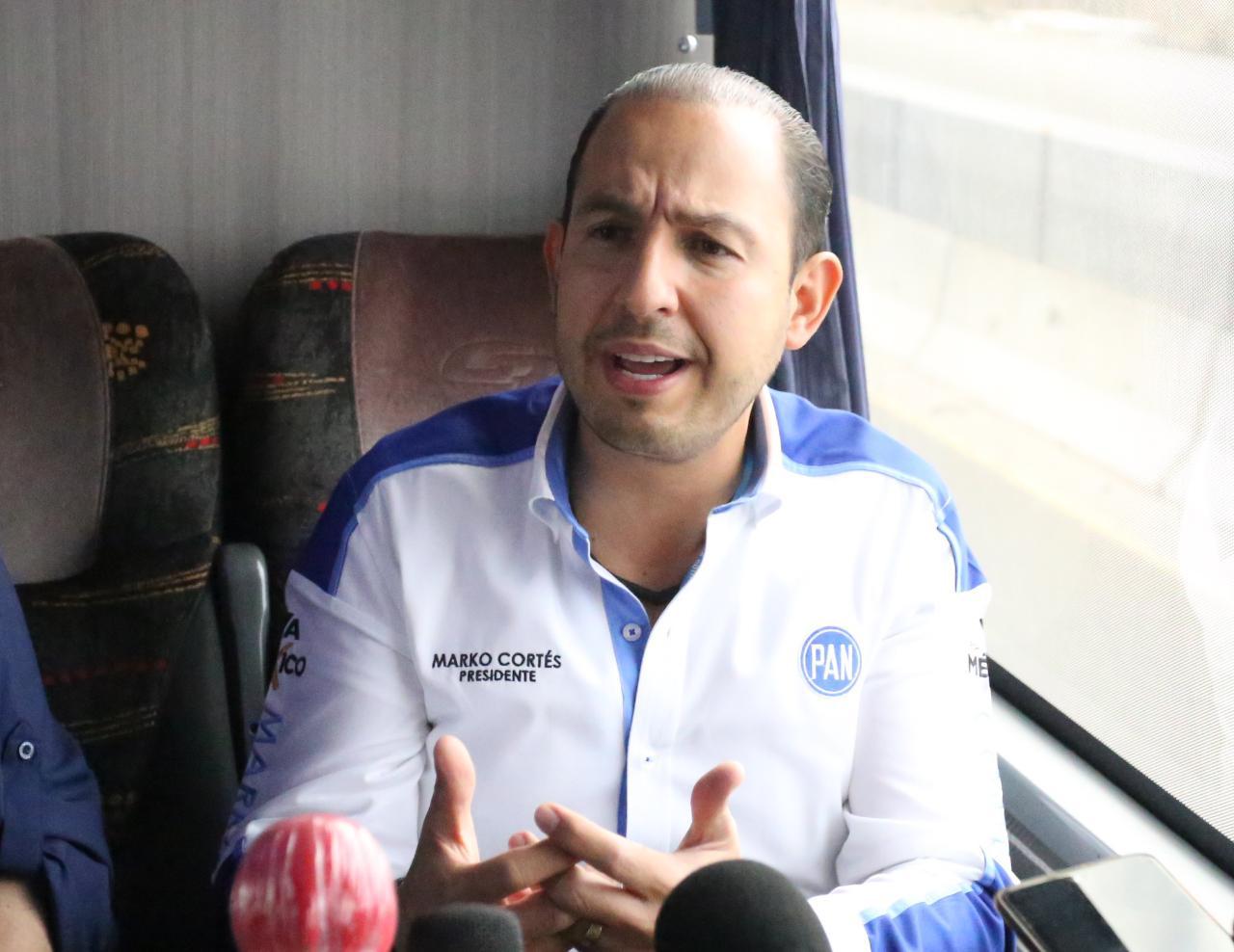 $!A México le urgen equilibrios y contrapesos, dice Marko Cortés en Mazatlán, en referencia al caso de la Suprema Corte