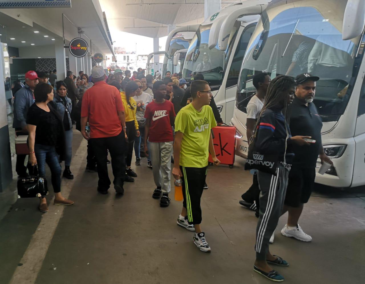 $!Central Camionera de Mazatlán registra alza en entradas y salidas de viajeros