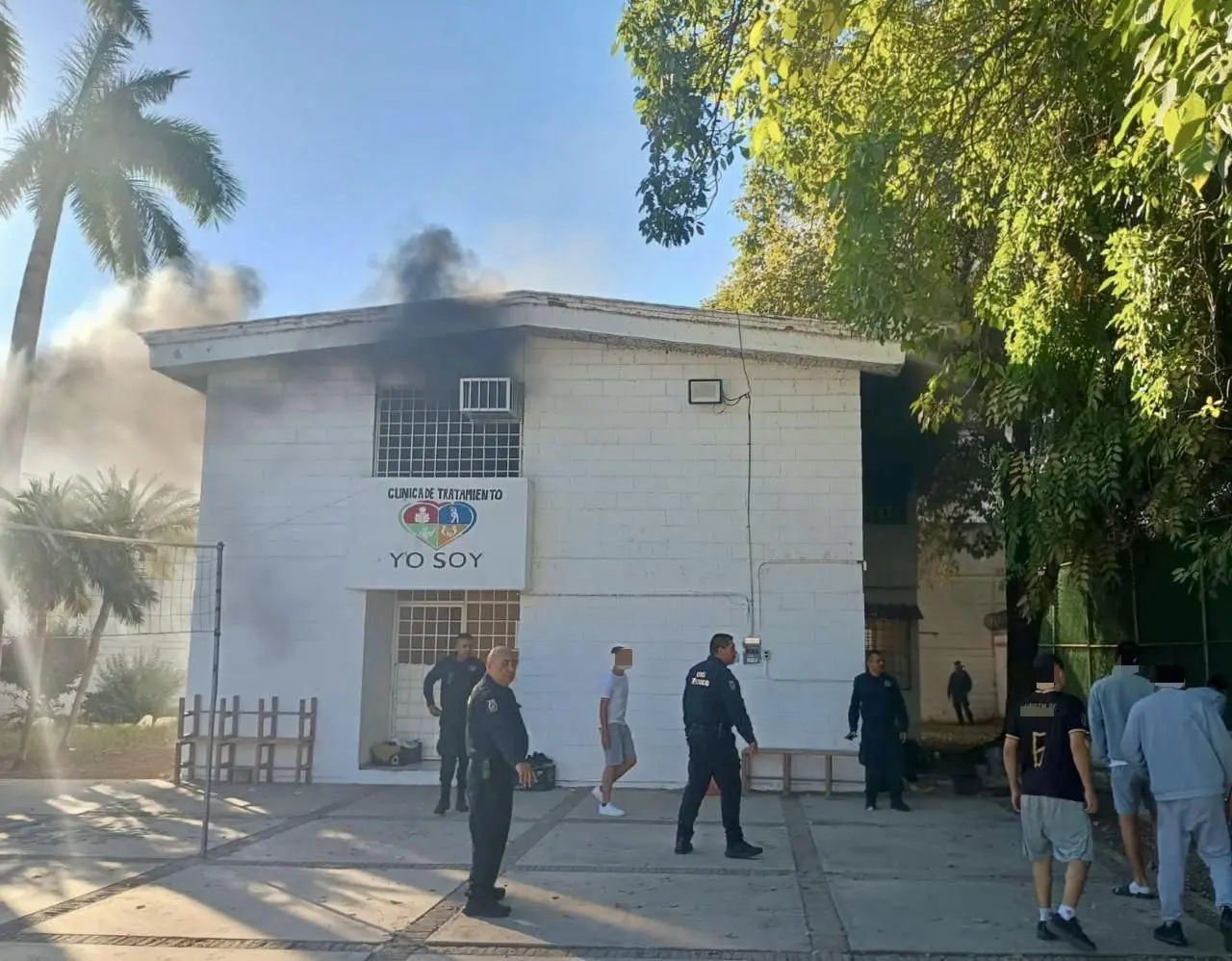 $!Falla eléctrica en ventilador provoca incendio en centro de internamiento juvenil