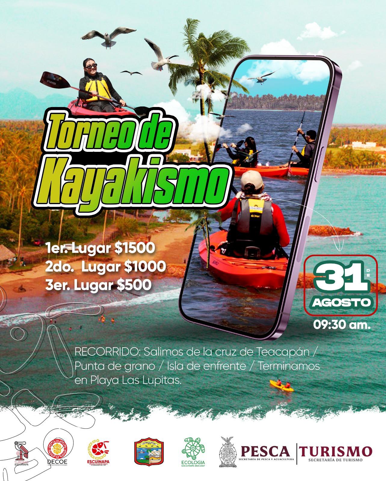 $!Escuinapa convoca al Torneo de Kayakismo en Teacapán: deporte, naturaleza y premios en efectivo