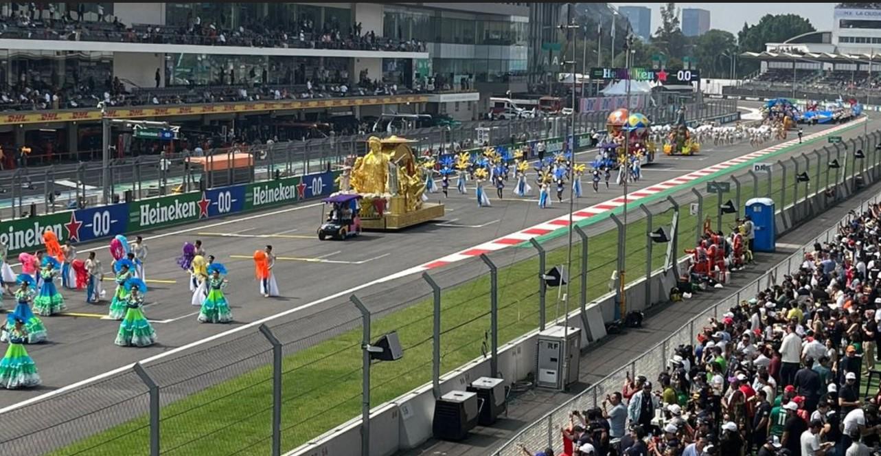$!Alegra el Carnaval de Mazatlán al Gran Premio de México con su música y colorido