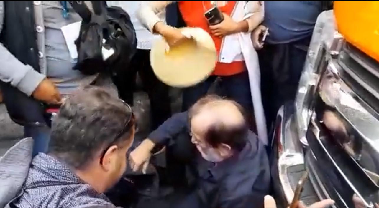 $!Sufre Epigmenio Ibarra desvarío durante la marcha en apoyo a Andrés Manuel López Obrador