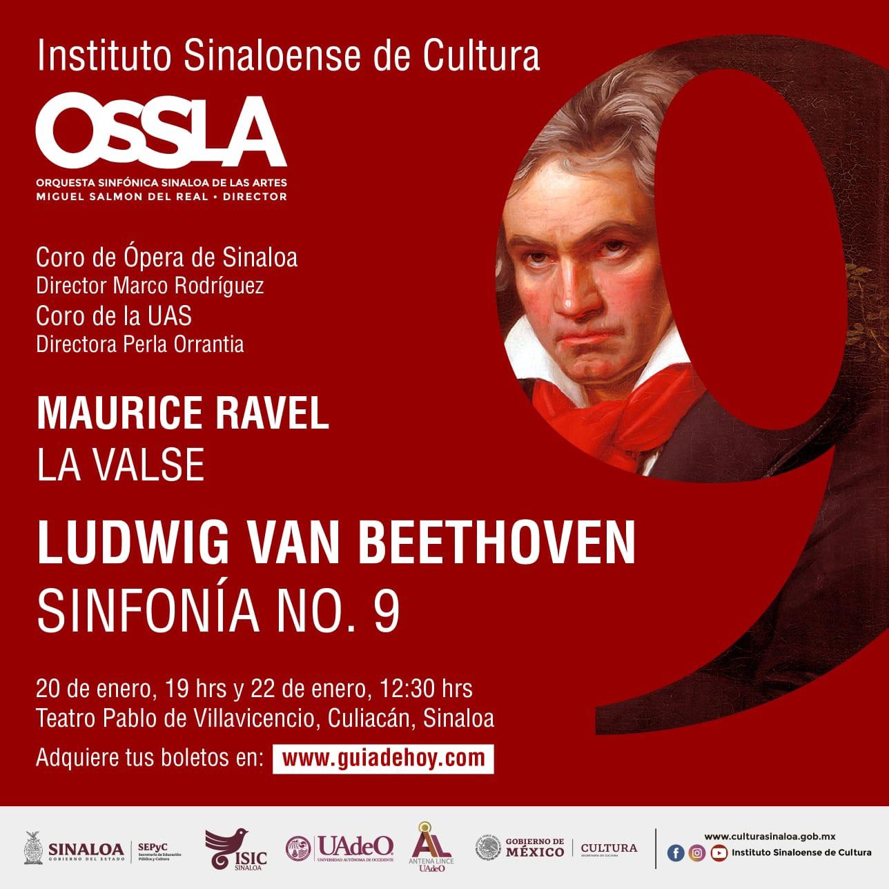 $!Presentará la OSSLA la ‘Novena Sinfonía’ de Beethoven en este inicio de año