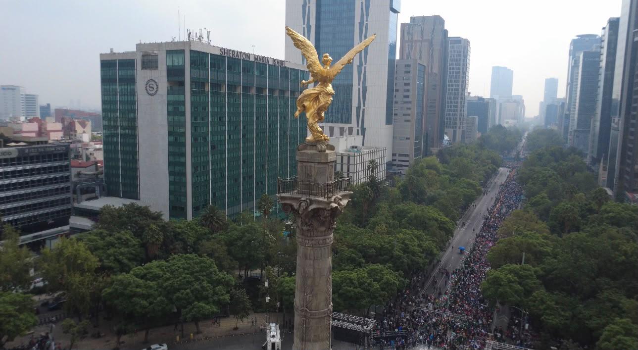 $!Ciudad de México impone Récord Guinness con la ola humana más grande del mundo
