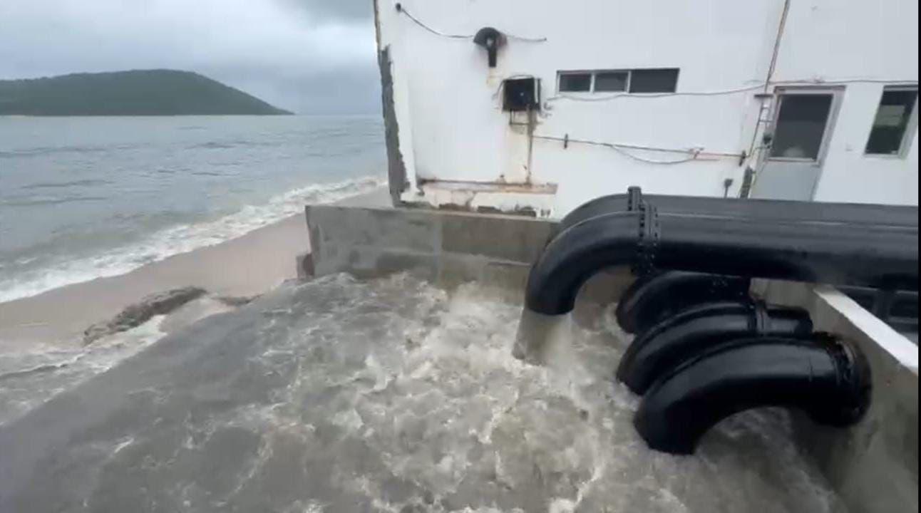 $!Asegura Rocha Moya que nuevo cárcamo pluvial resolverá el problema de inundaciones en Mazatlán