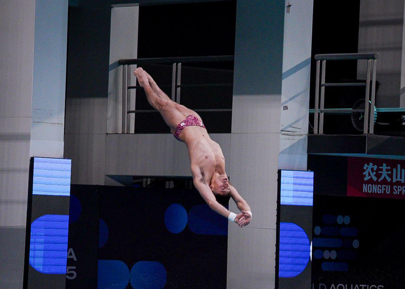 $!México conquista bronce en la primera jornada de la Súper Final de la Copa del Mundo de Clavados