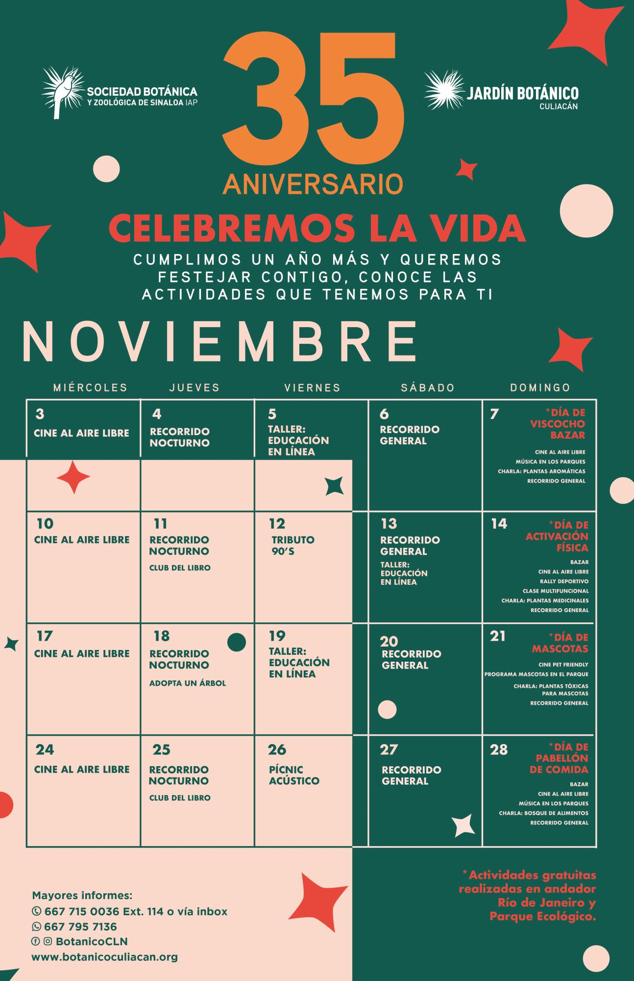 $!Sociedad Botánica invita a los culiacanenses a celebrar el aniversario del Jardín Botánico y Parque Ecológico