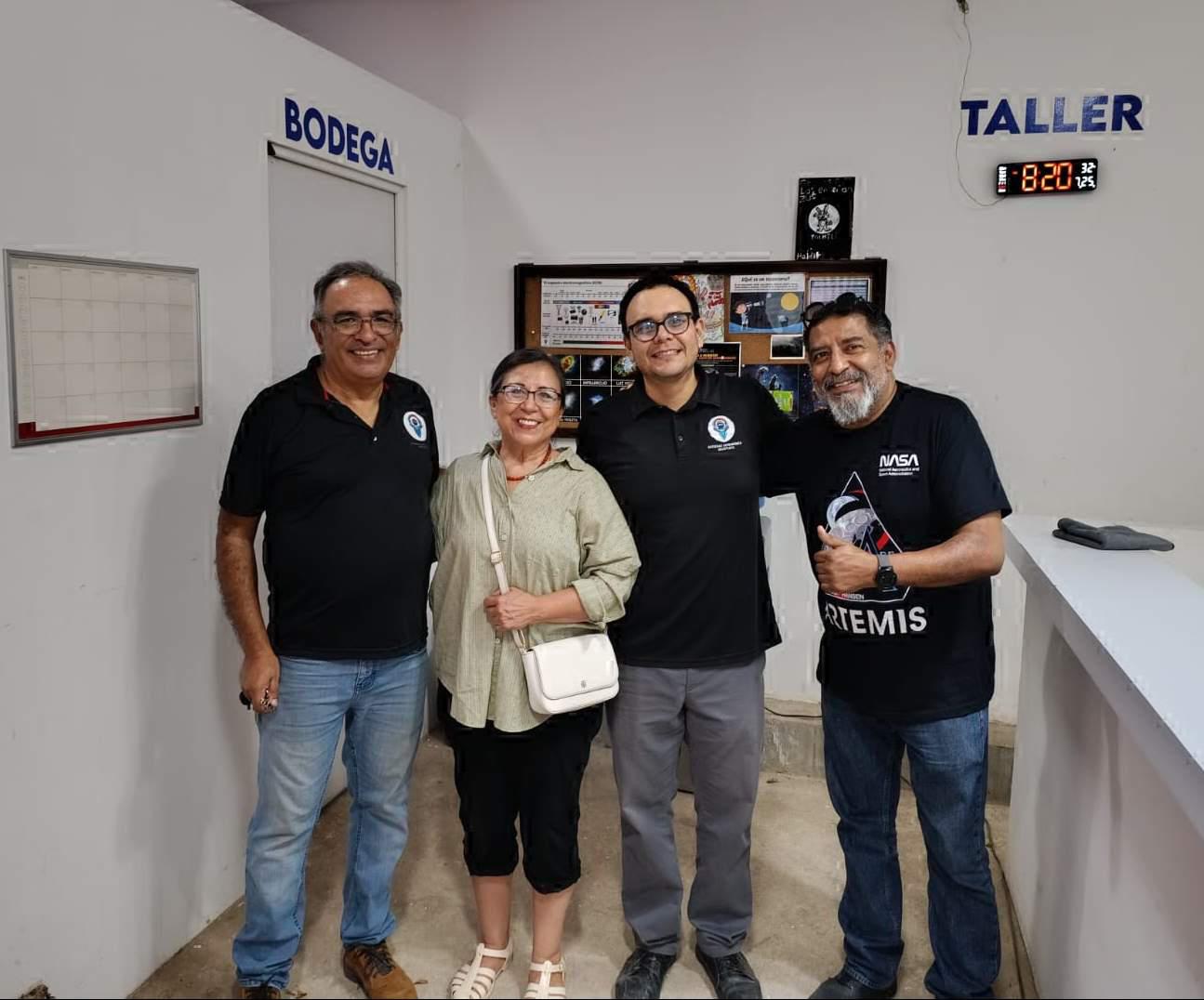 $!Daniel Hernández, Dulce Maciel, David Esquivel y Rufino Domínguez.