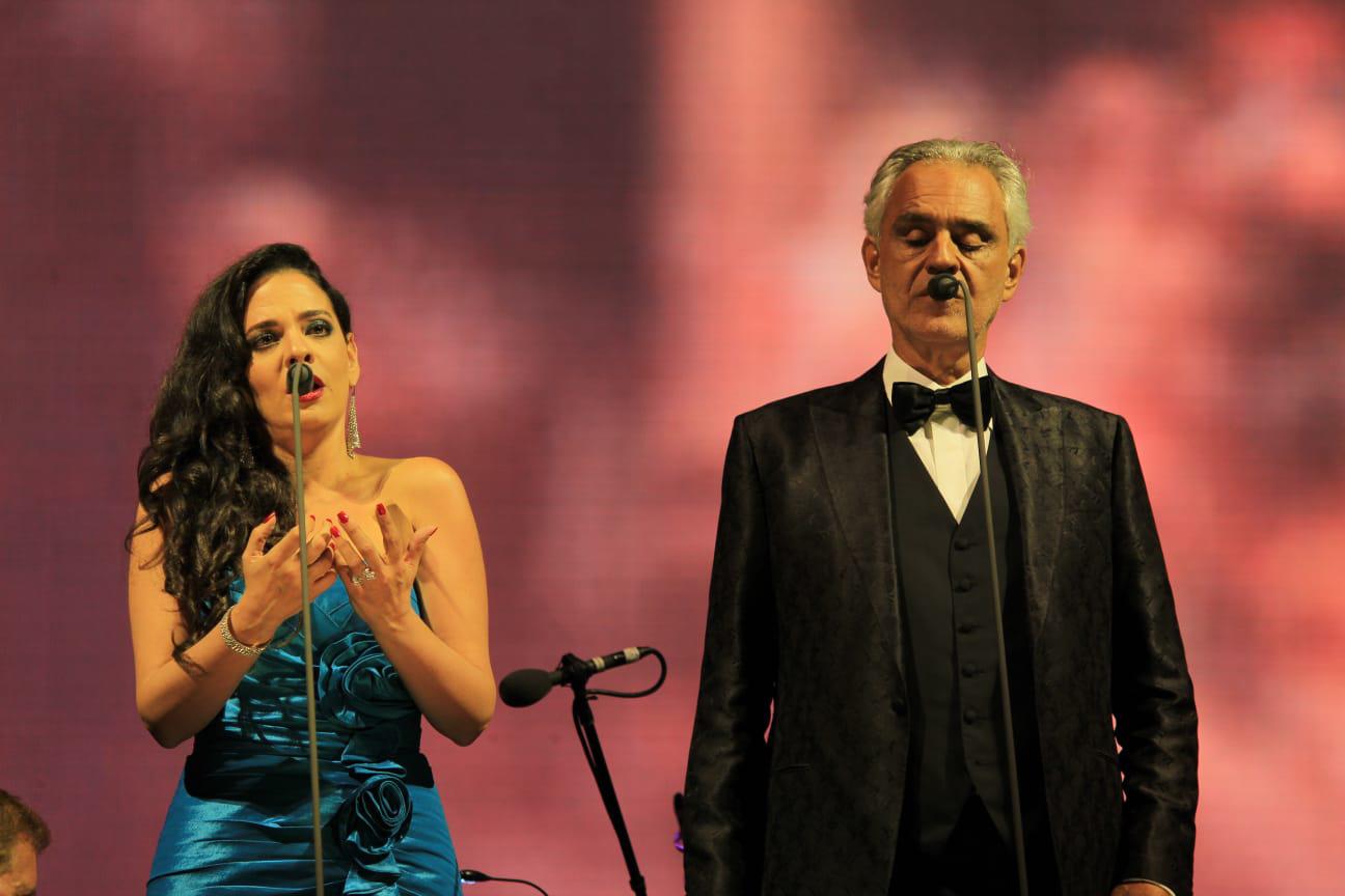 $!Andrea Bocelli lleva al paraíso a la Riviera Maya con su música