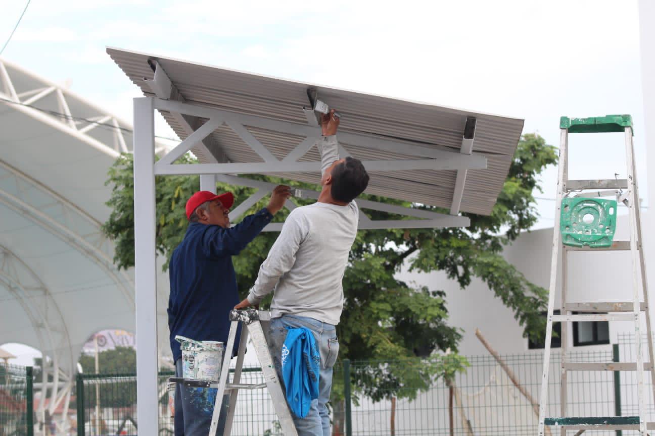 $!Redoblan esfuerzos en la rehabilitación de la Unidad Deportiva Sahop