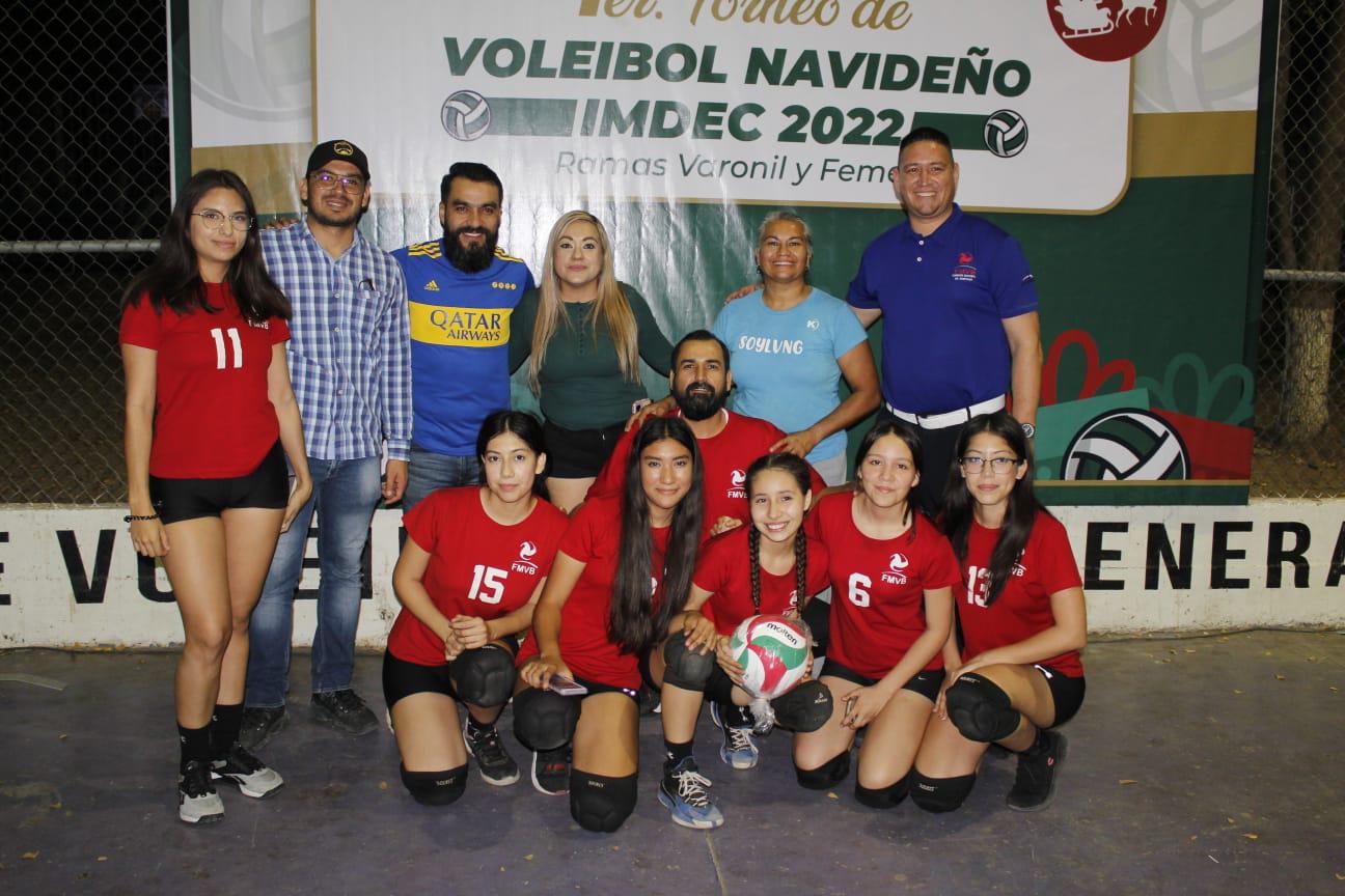 $!Todo un éxito el Torneo Navideño de Voleibol con Causa