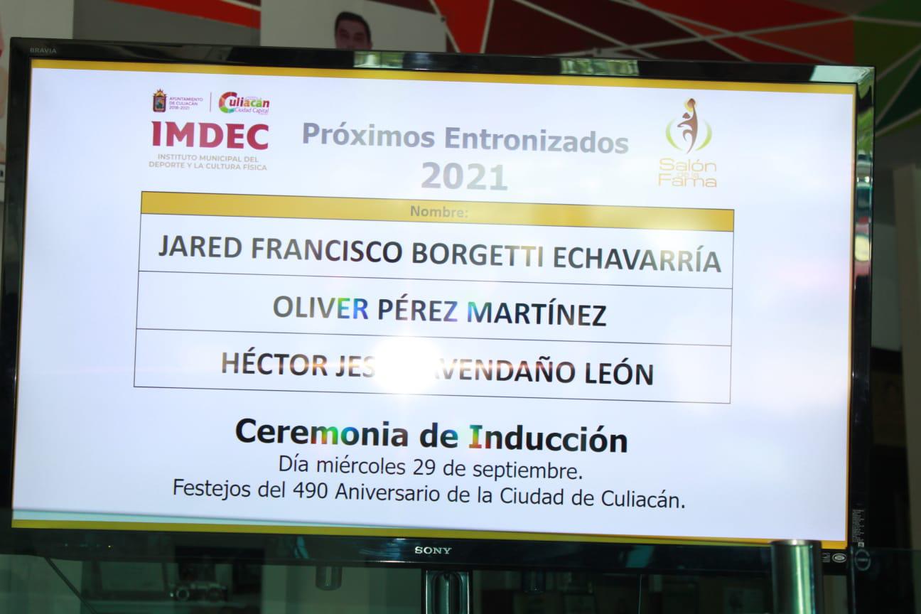$!Jared Borgetti, Héctor Avendaño y Óliver Pérez, nuevos inmortales del deporte en Culiacán
