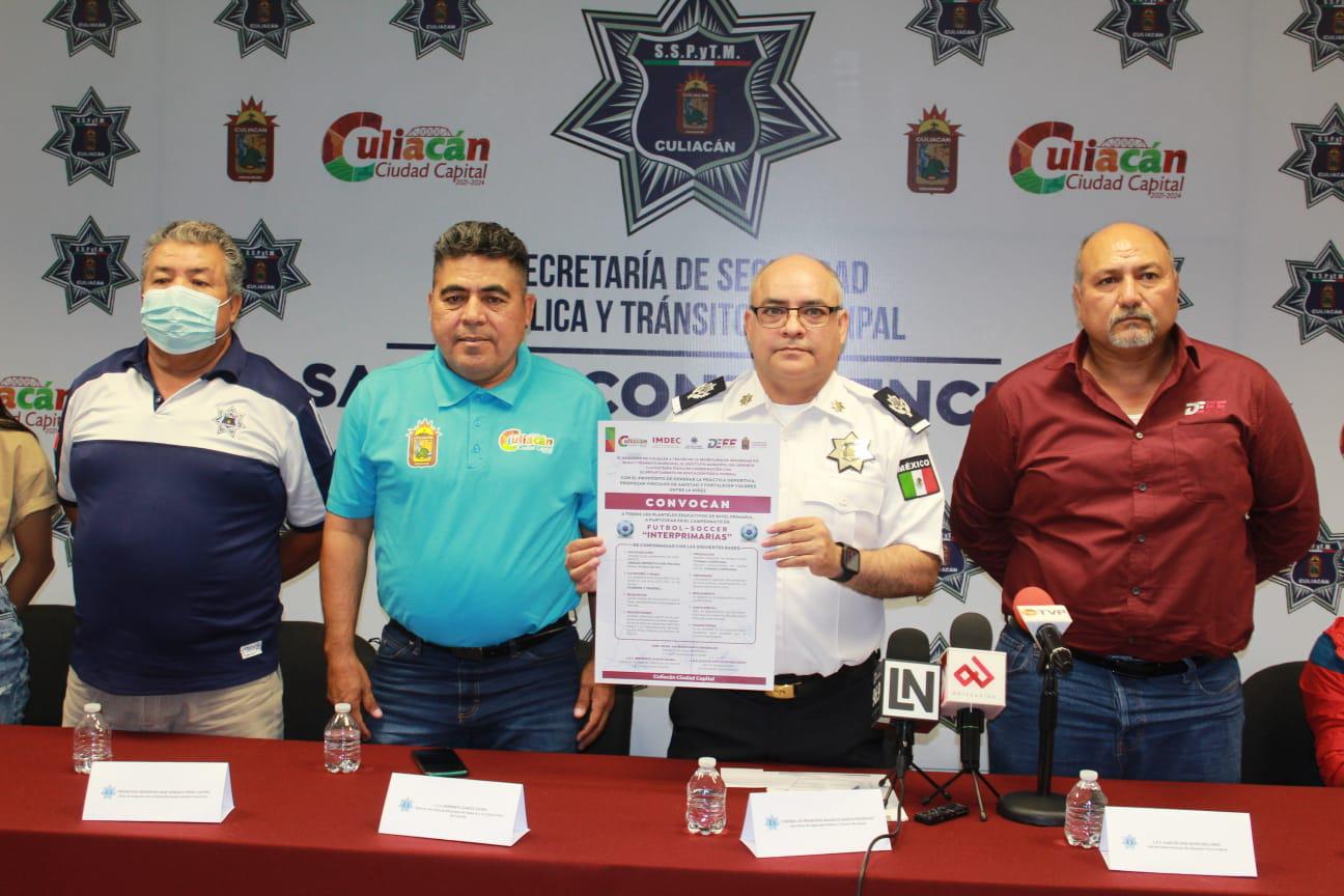 $!Lanzan convocatoria para Torneo de Futbol Interprimarias de la SSPyM, en Culiacán