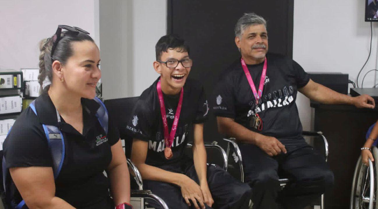 $!Comparten mazatlecos experiencia vivida en el Gran Prix de Paratletismo