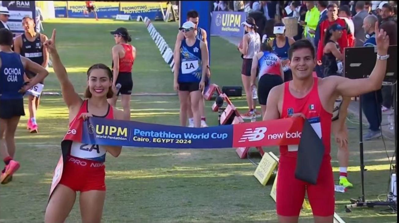 $!Mariana Arceo y Duilio Carrillo se coronan en Copa del Mundo Egipto 2024