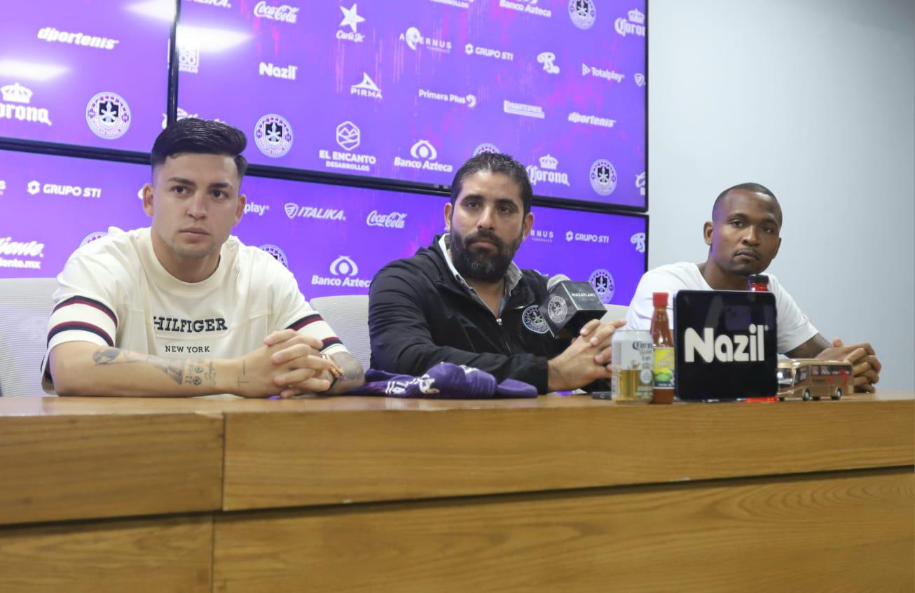 $!Anderson Duarte y Samir Caetano se visten de morado como nuevos refuerzos de Mazatlán FC