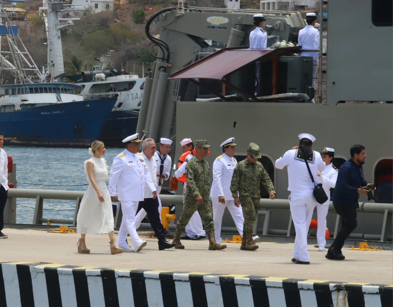 $!Agradece Gobernador a la Marina Armada de México por apoyo en labores de seguridad a las y los sinaloenses