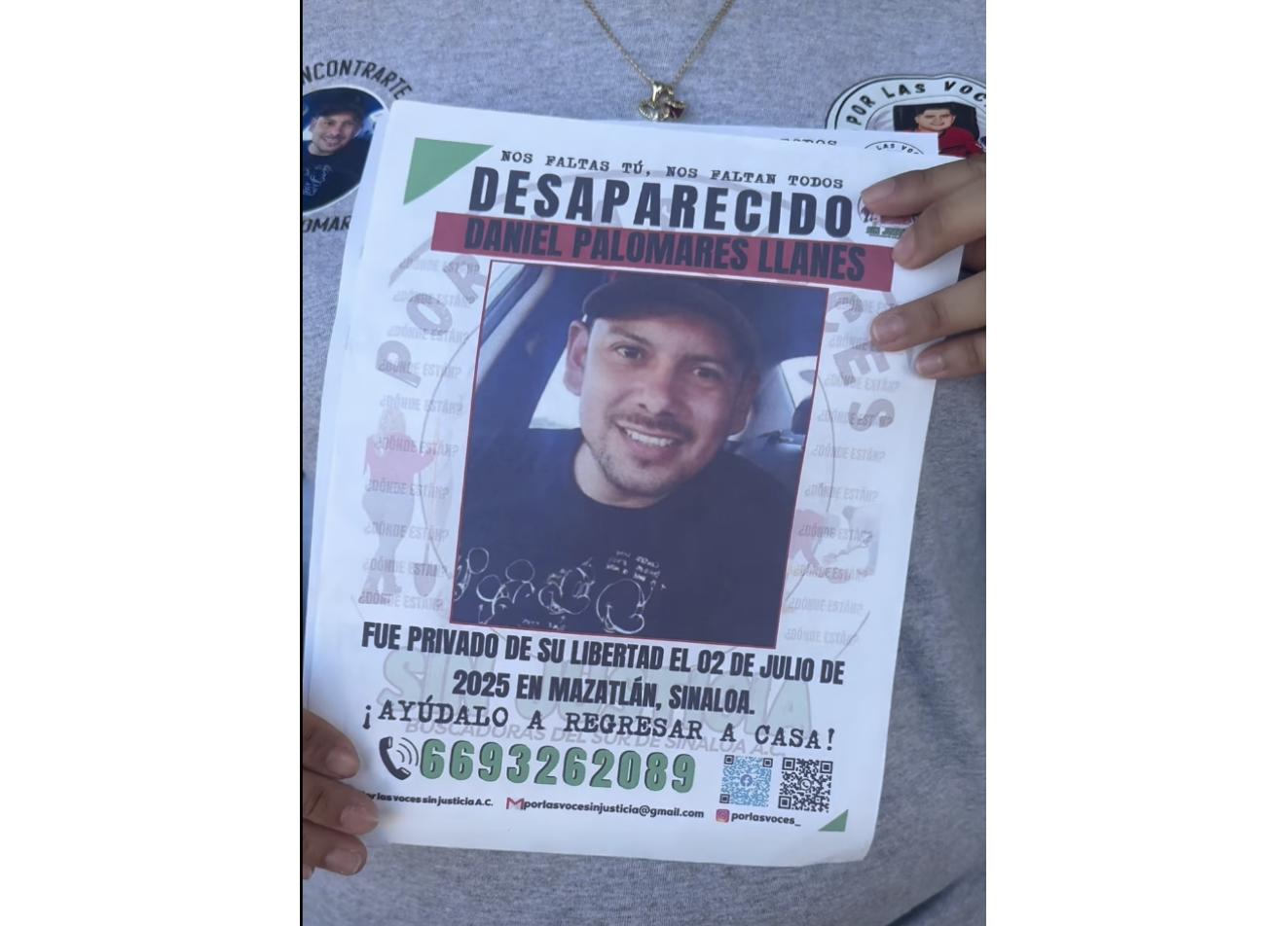 $!Por las Voces Sin Justicia muestra su lucha de búsqueda con pega de fichas en Pradera Dorada, en Mazatlán