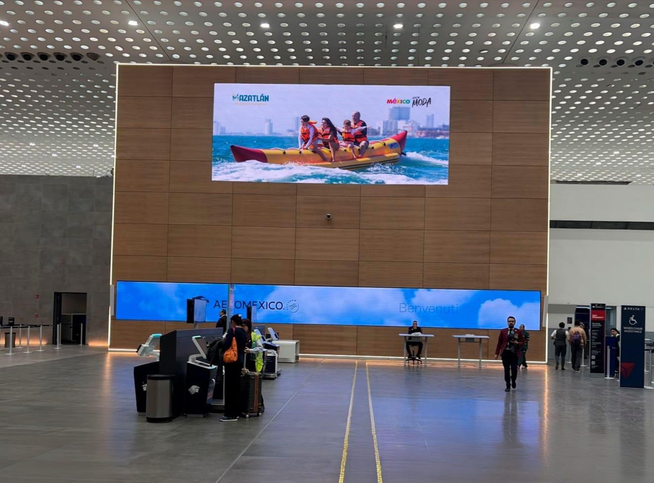 $!Con campaña estratégica se refuerza promoción de Mazatlán en el AICM