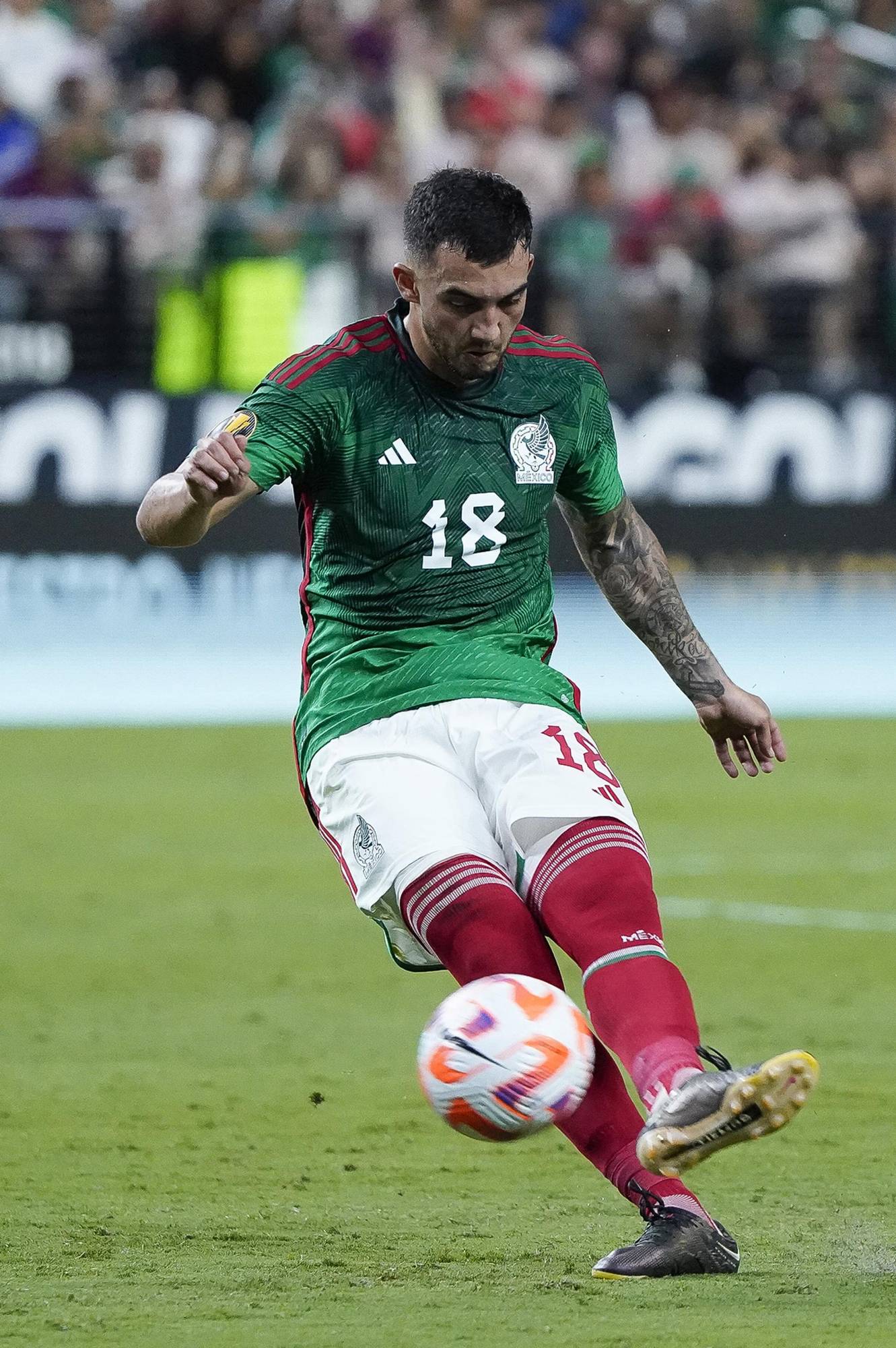 $!Luis Chávez se despide de la Copa Oro por lesión; su recuperación podría extenderse hasta 2026