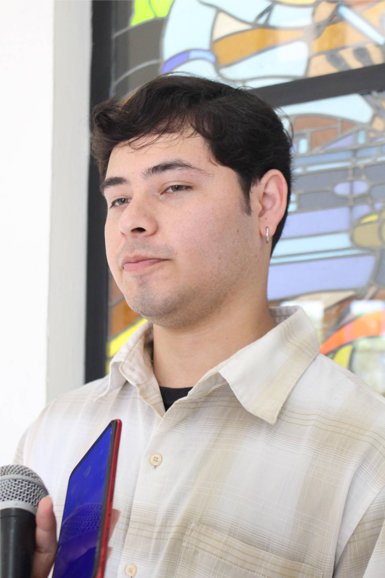 $!Gana alumno de la UAS primer lugar en el Salón de la Plástica en Ahome